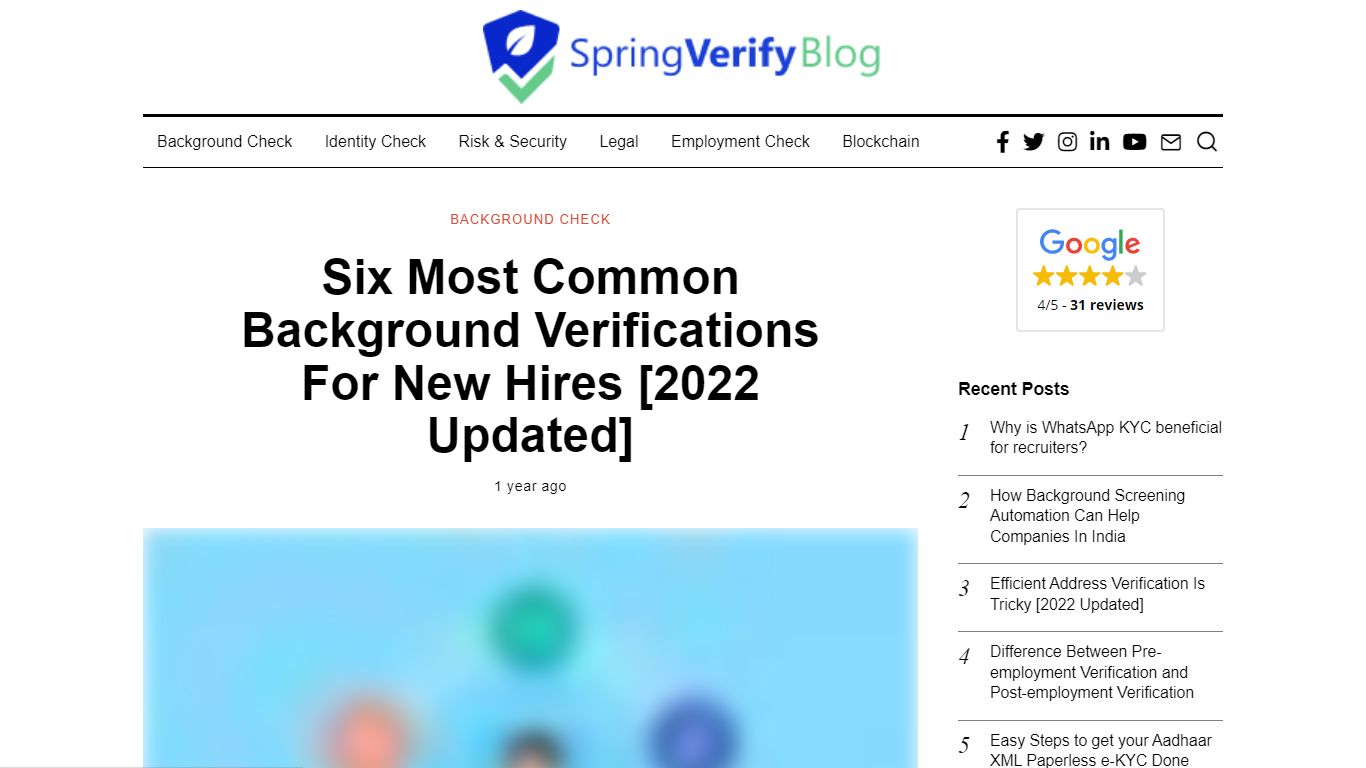 Six Most Common Background Verifications For New Hires [2022 Updated]